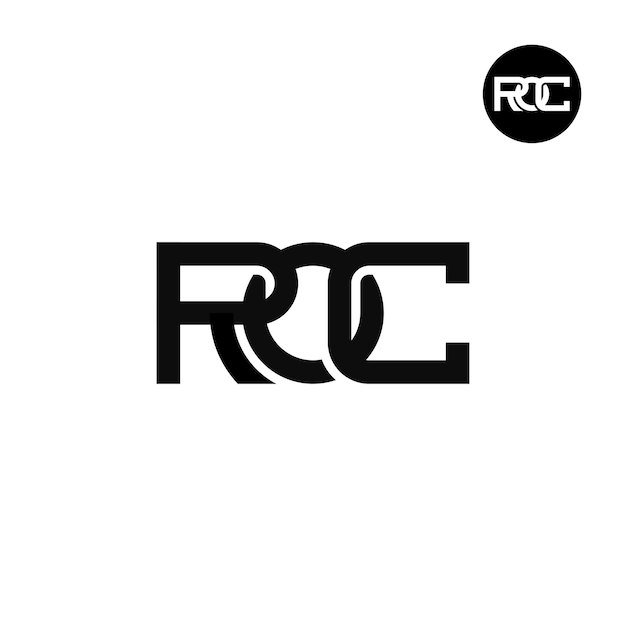 Création De Logo Monogramme Lettre Roc