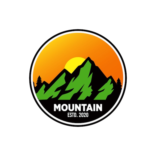 Création De Logo De Montagne