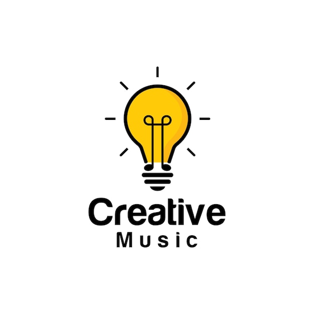 Création de logo de musique créative