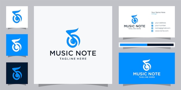 Création De Logo De Musique De Note Simple