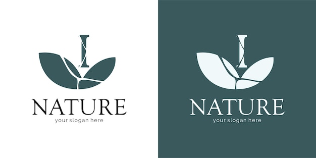 Création De Logo Nature Avec Lettre I