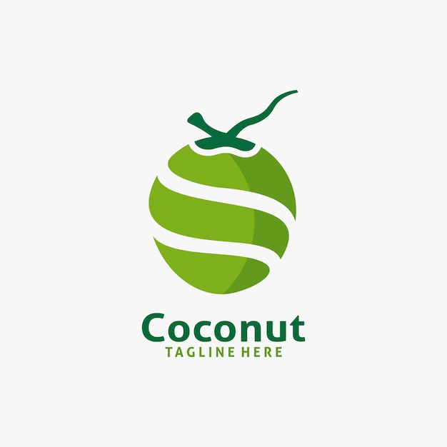 Création De Logo De Noix De Coco