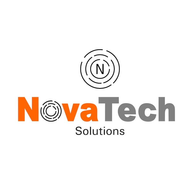 Création de logo NovaTech Solutions