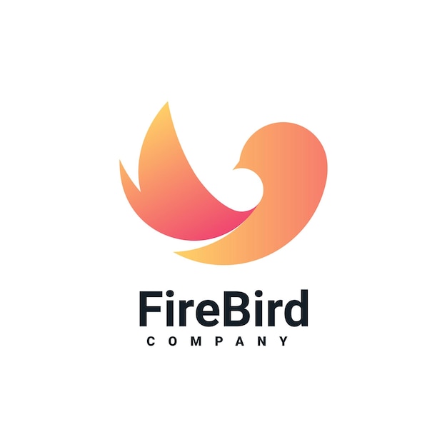 Création De Logo D'oiseau De Feu