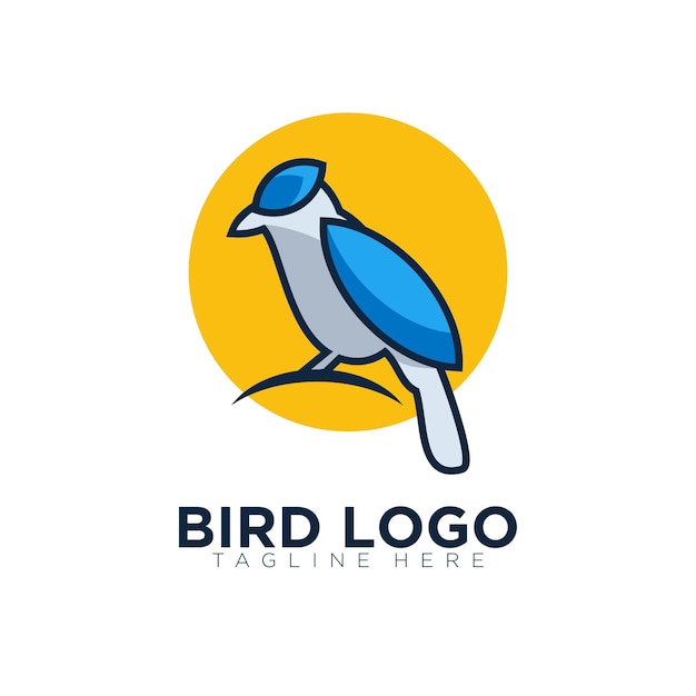 Création de logo d'oiseau moderne pour la marque de l'entreprise