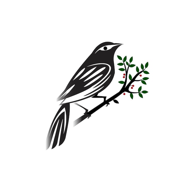 Vecteur création de logo d'oiseau