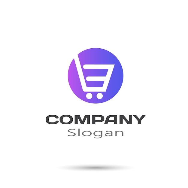 Création De Logo De Panier D'achat