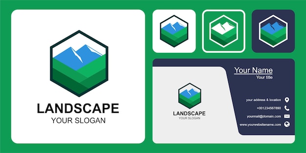 Création De Logo Paysage Et Carte De Visite