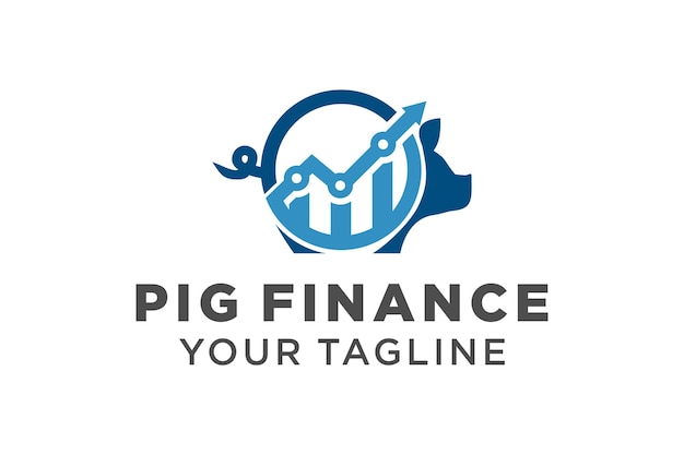 Création De Logo Pig Finance, Graphiques De Métriques Avec Création De Logo Pig