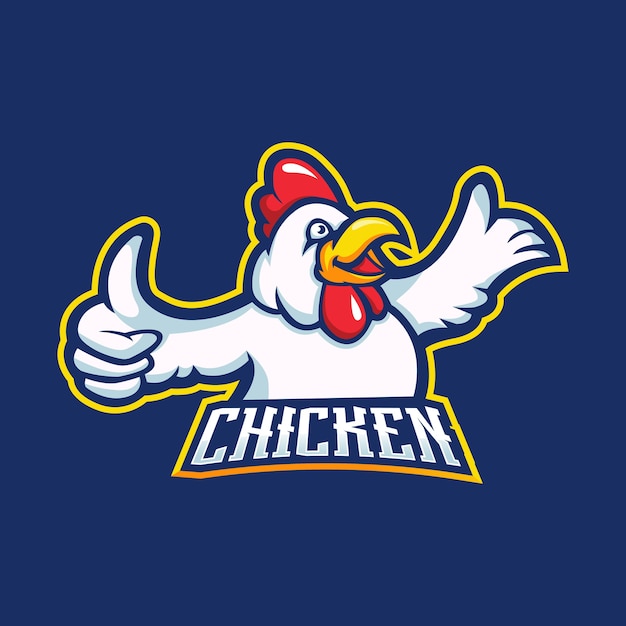 Création De Logo De Poulet Amical