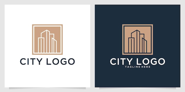 Création De Logo Pour L'immobilier De La Ville