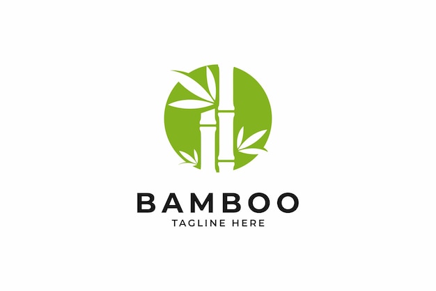 Création De Logo De Pousse De Bambou