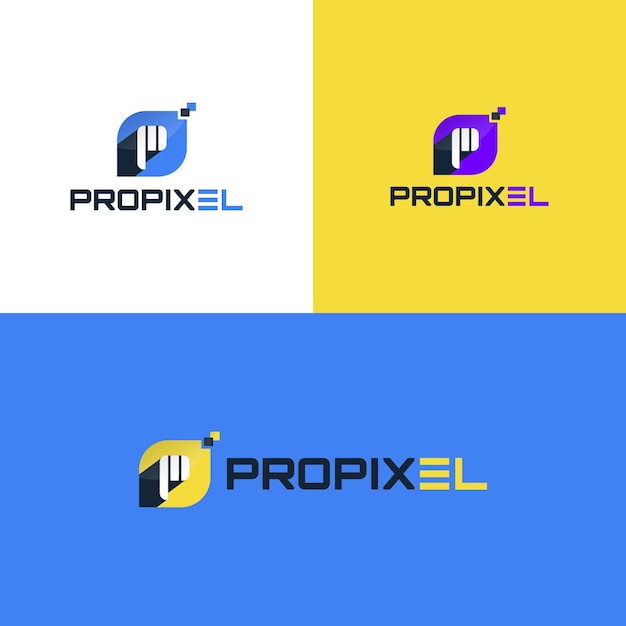 Création de logo Propixel - logo lettre P