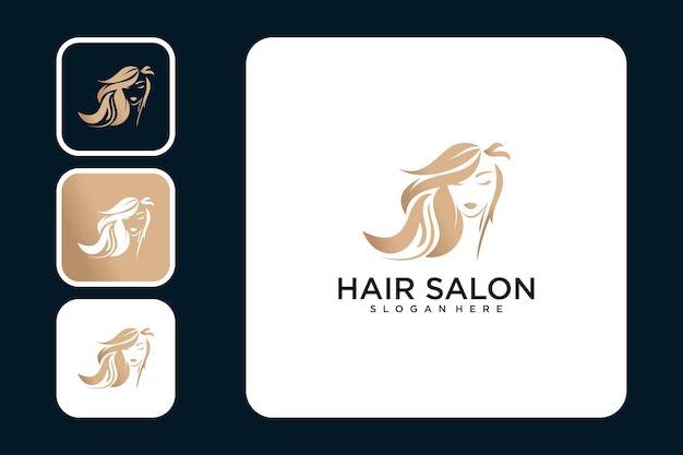 Création De Logo De Salon De Coiffure