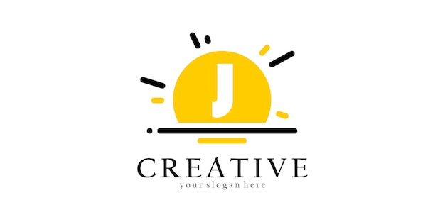 Création de logo Shine avec lettre J