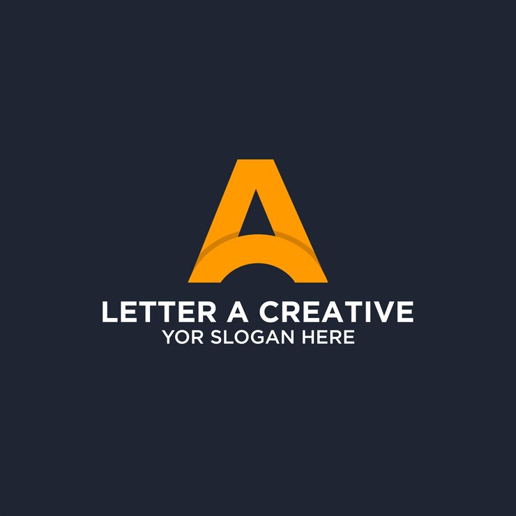 Vecteur création de logo simple lettre a