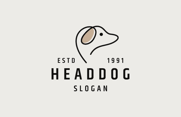 Création De Logo Simple Et Minimal Pour Les Soins Des Chiens