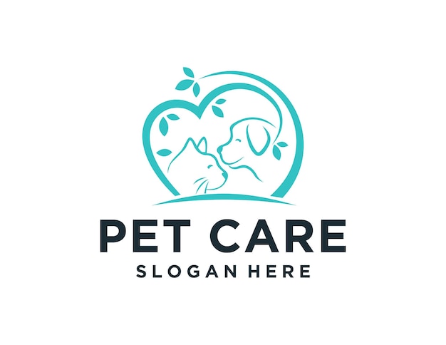 Création de logo de soins pour animaux de compagnie