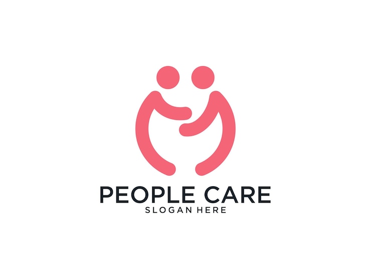 Vecteur création de logo de soins de santé des personnes