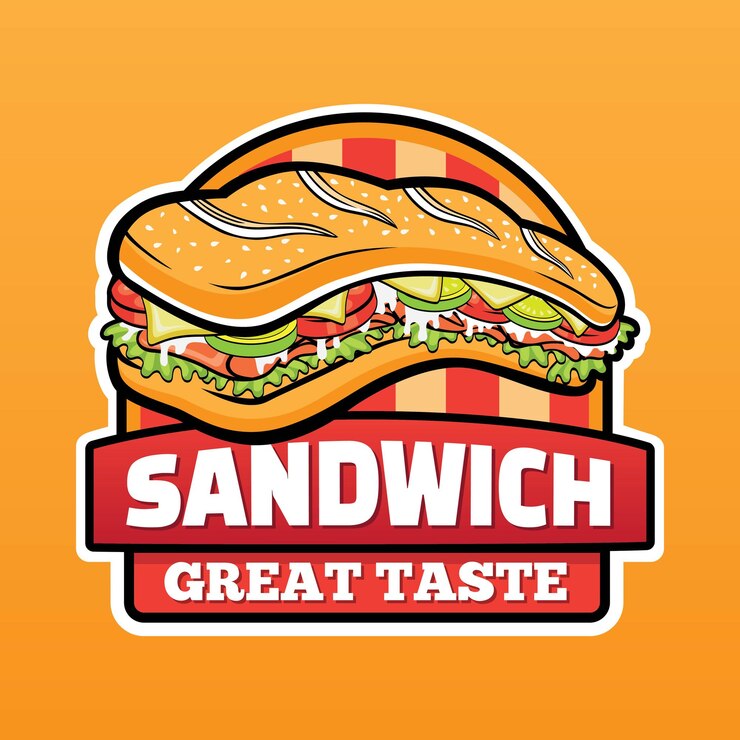 Création de logo de sous-sandwich