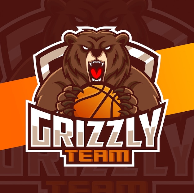 Création De Logo Sport Mascotte Basket Sport