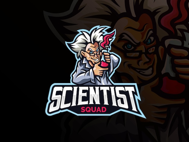 Création De Logo Sport Mascotte Scientifique