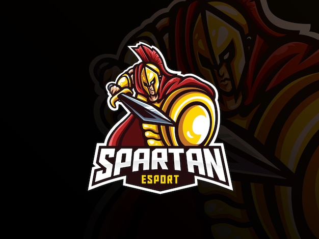 Création De Logo Sport Mascotte Spartiate