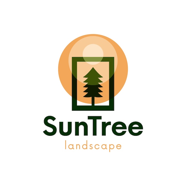 Création De Logo Sun Tree