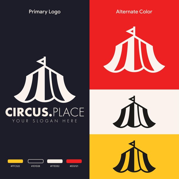 Création De Logo De Tente De Cirque Simple