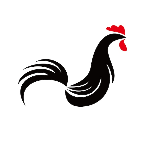 Création De Logo De Tête De Coq Signe Et Symbole De Caractère De Poulet