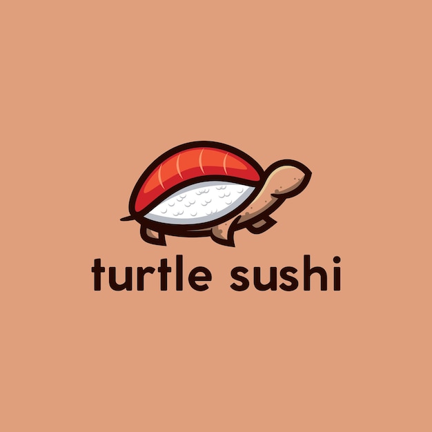 Création De Logo Tortue Sushi