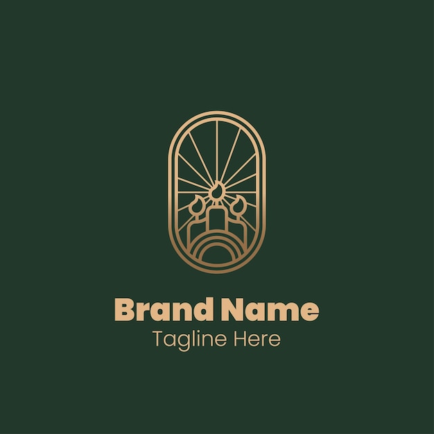 Création de logo de trois bougies