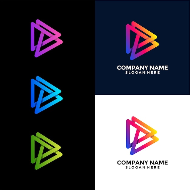 Création De Logo Unique Media Triangle