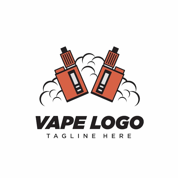 Vecteur création de logo vape pour vape shop