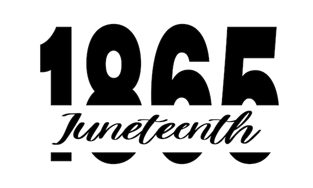 Création De Logo Vectoriel 1865 Juin Pour La Célébration Du 19 Juin Impression De Typographie En Noir Et Blanc