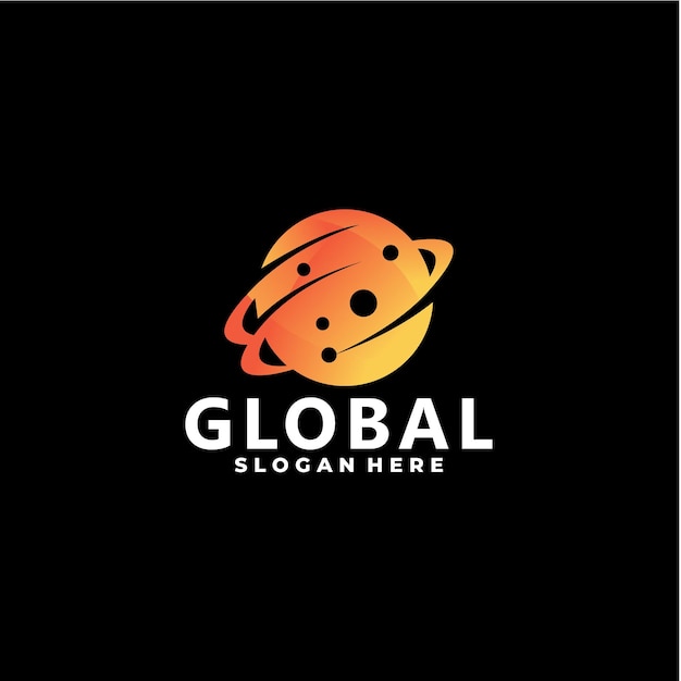 Vecteur création de logo vectoriel global isolé