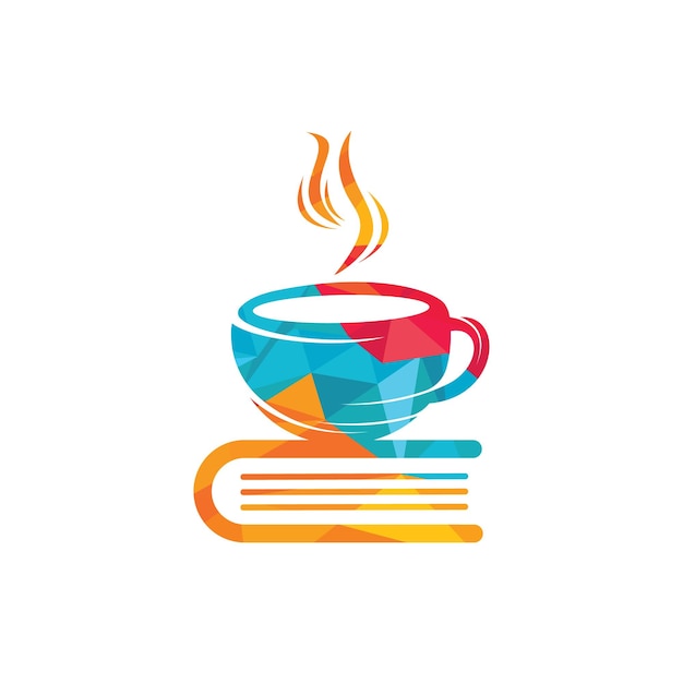 Création De Logo Vectoriel De Livre De Café