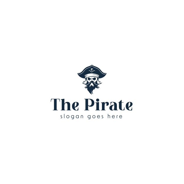 Création de logo vectoriel pirate