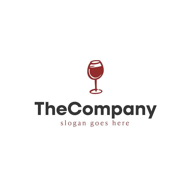 Création de logo vectoriel vin