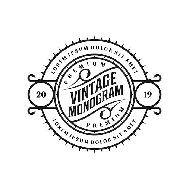 Création de logo vintage à diverses fins