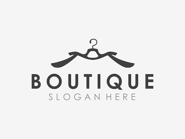 Création De Modèle De Logo De Cintre De Boutique