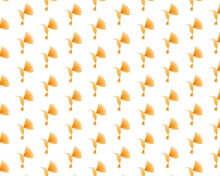 Vecteur création de motifs de logo d'oiseaux et art de papier peint