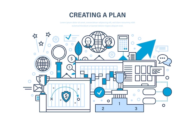 Création De Plan Plan De Travail Optimisation De La Gestion Du Temps Planification Du Temps De Travail