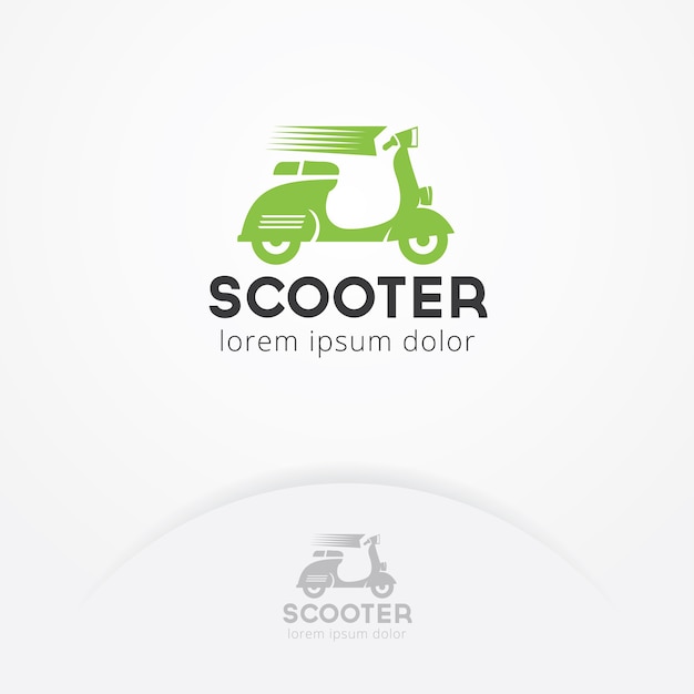 Création Rapide Du Logo Scooter