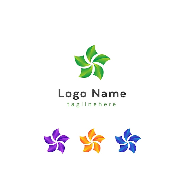 Création De Vecteur De Logo Beauté Fleur