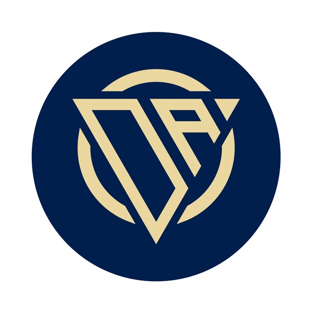 Créations simples et créatives du logo initial du monogramme DA