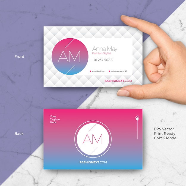 Creative Fashion Business Card