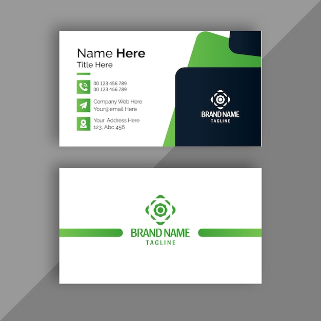 Creative minimal unique moderne professionnel Minimaliste et moderne Conception de cartes de visite pour le nom de l'entreprise