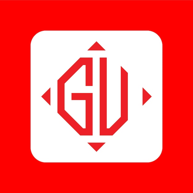 Creative simple lettres initiales GV Logo Designs Bundle