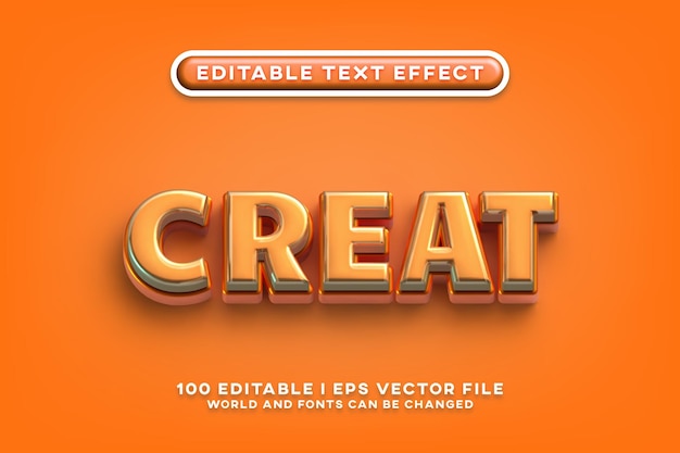 Créer un effet de texte 3D modifiable